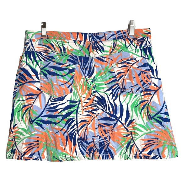 Hearts of Palm Lot of 2 Tropical Print Stretch Mini Skirts Skort Women’s 14P - Picture 7 of 10